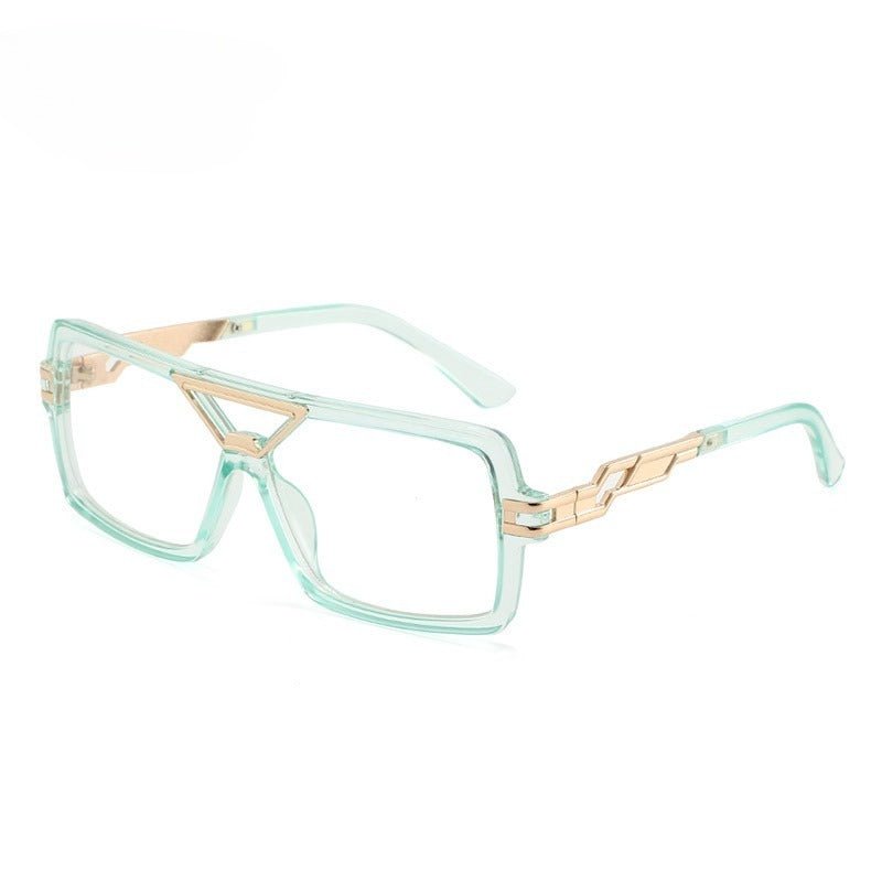 Lenstorm T1498 Oversized Double - Bridge Color - Block Blue Light Blocking Eyeglass Frame