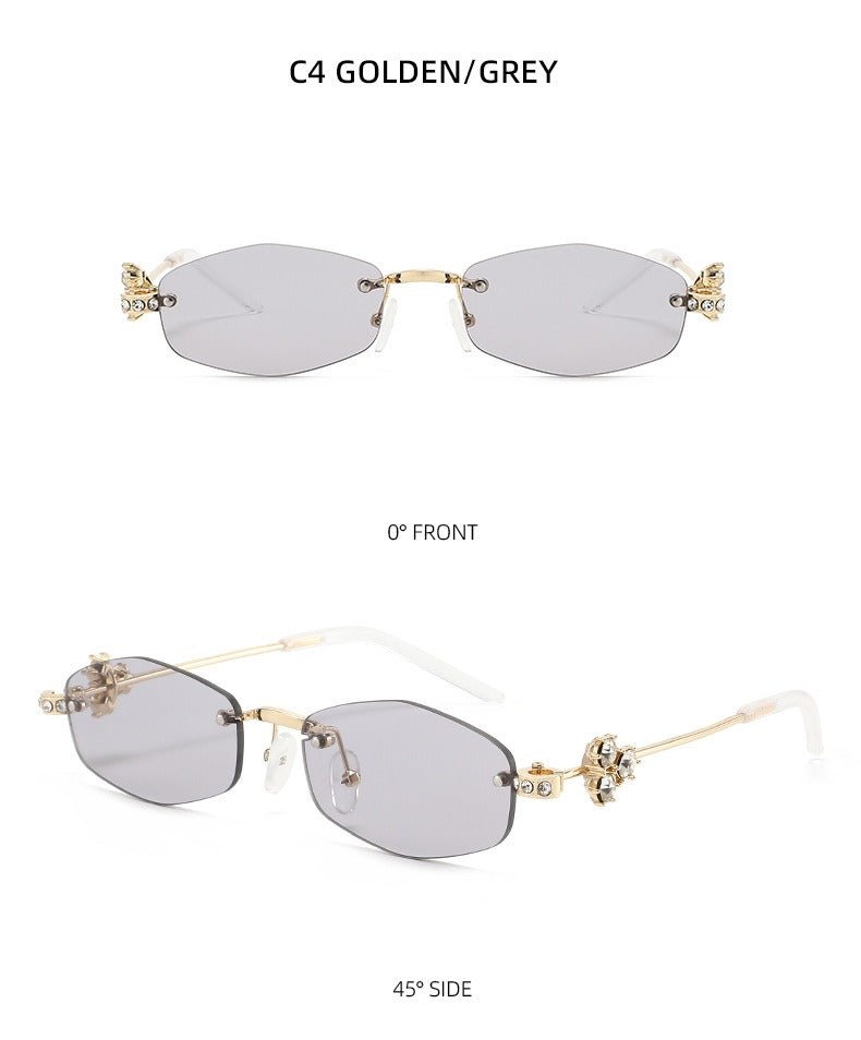 Lenstorm T1557 Luxury Korean Crystal - Embellished Jennie - Style Fashion Sunglasses