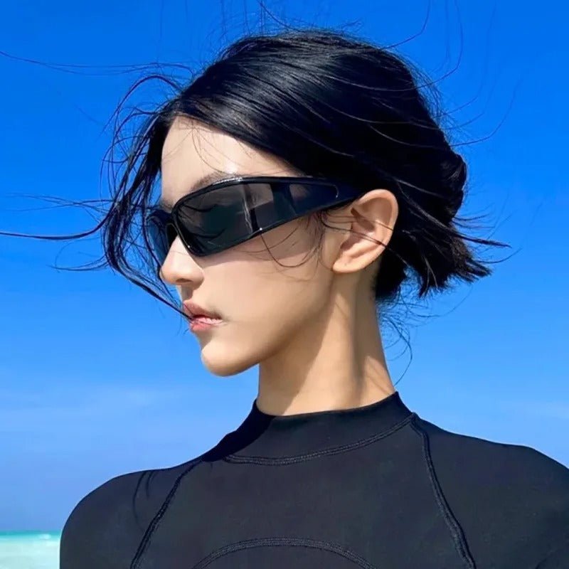 Lenstorm TB124 Y2K Wrap - Around Trendy Sunglasses