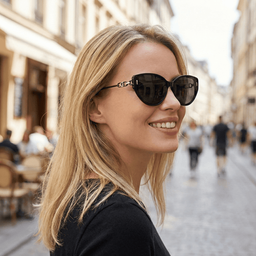 Lenstorm TZ5082 Luxe Chain Sunglasses