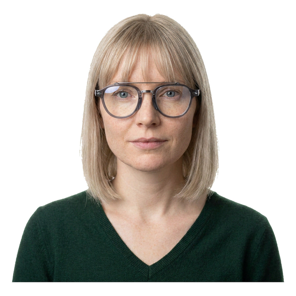 Lenstorm YSAT3014 Retro Double Bridge Round Eyeglasses